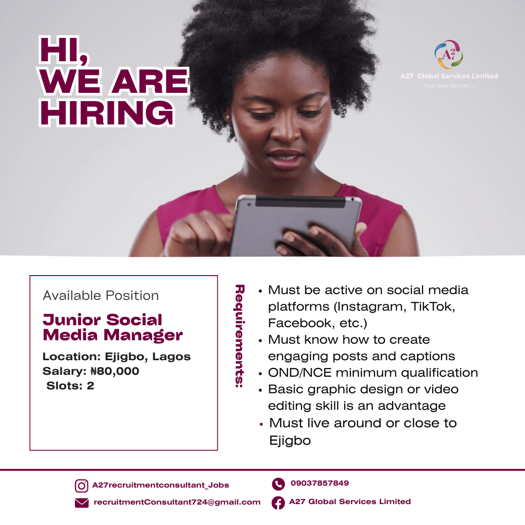 Junior Social Media Manager